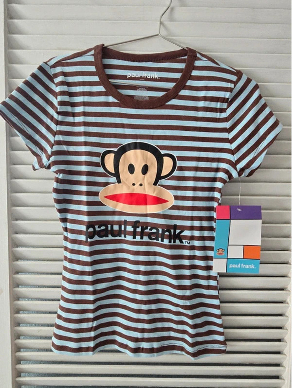 Paul Frank Striped Blue/Brown Tee